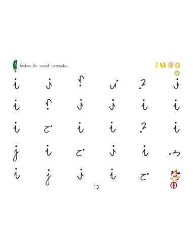 Mis primeras letras: Vocales