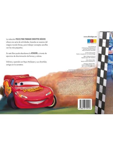 Cars: Atención · Libro–juego (puzle)