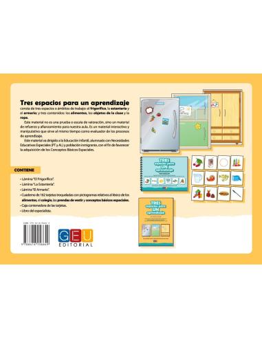 Tres espacios para un aprendizaje