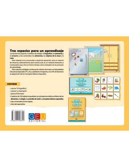 Tres espacios para un aprendizaje