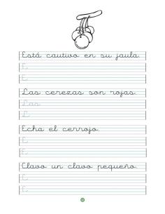 Caligrafía 2 · Pauta Montessori 2