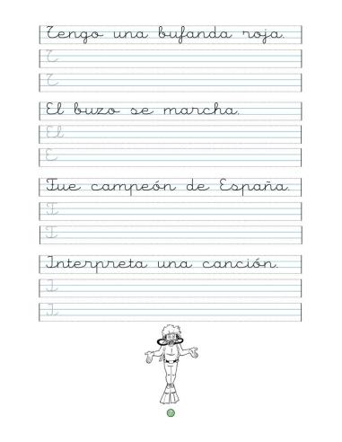 Caligrafía 2 · Pauta Montessori