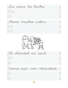 Caligrafía 3 · Pauta Montessori 2