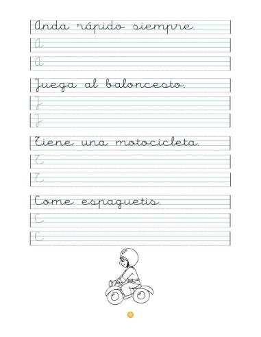Caligrafía 3 · Pauta Montessori