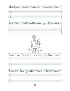 Caligrafía 4 · Pauta Montessori 2