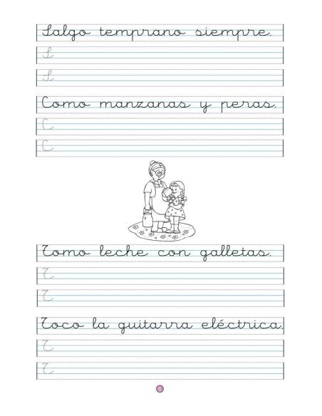 Caligrafía 4 · Pauta Montessori