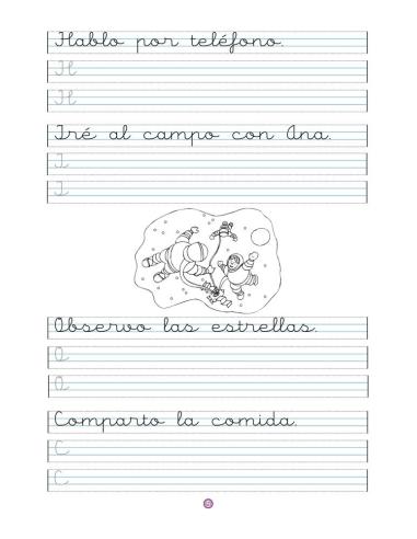 Caligrafía 4 · Pauta Montessori
