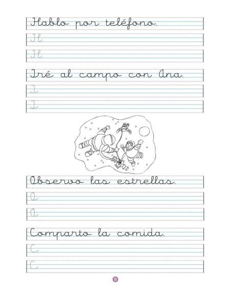 Caligrafía 4 · Pauta Montessori