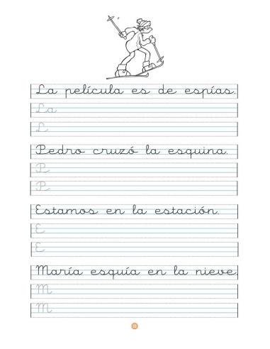 Caligrafía 5 · Pauta Montessori