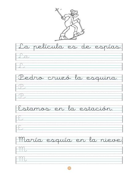 Caligrafía 5 · Pauta Montessori