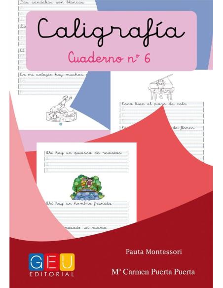 Caligrafía 6 · Pauta Montessori