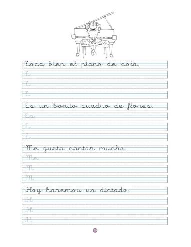 Caligrafía 6 · Pauta Montessori