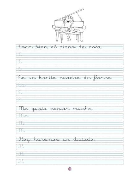 Caligrafía 6 · Pauta Montessori