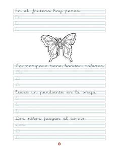 Caligrafía 7 · Pauta Montessori 2