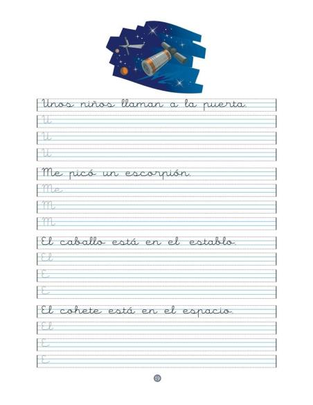 Caligrafía 8 · Pauta Montessori