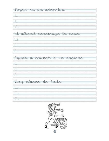 Caligrafía 8 · Pauta Montessori