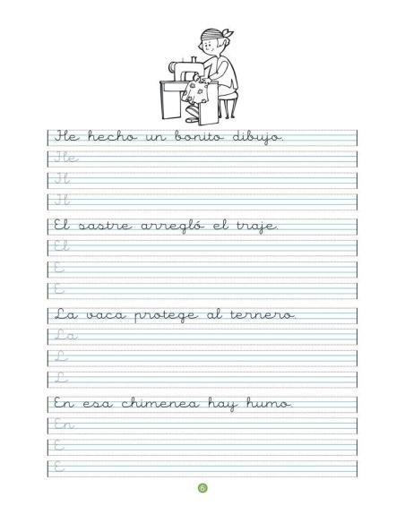 Caligrafía 9 · Pauta Montessori