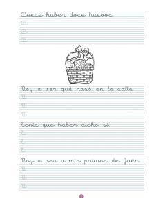 Caligrafía 10 · Pauta Montessori 2