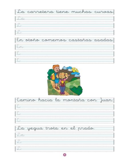 Caligrafía 10 · Pauta Montessori