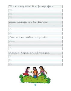 Caligrafía 11 · Pauta Montessori 2