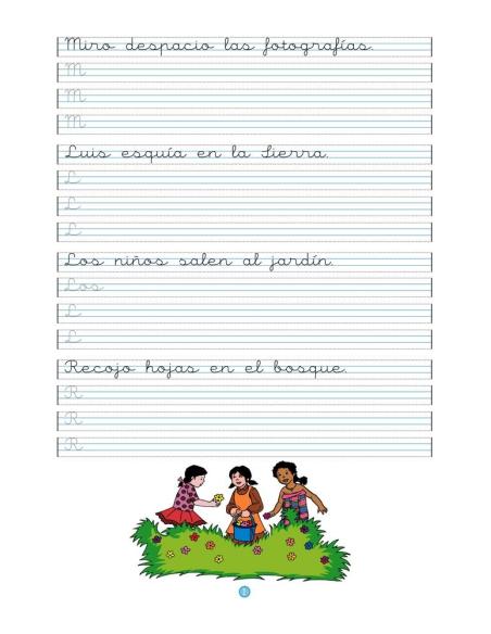 Caligrafía 11 · Pauta Montessori