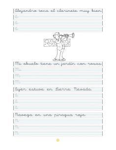 Caligrafía 12 · Pauta Montessori 2