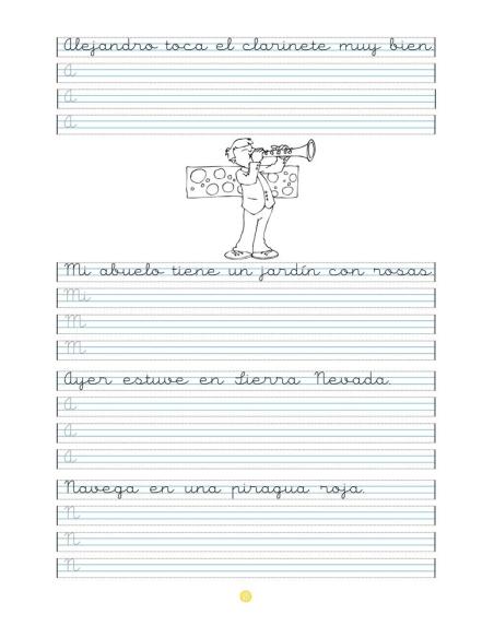 Caligrafía 12 · Pauta Montessori