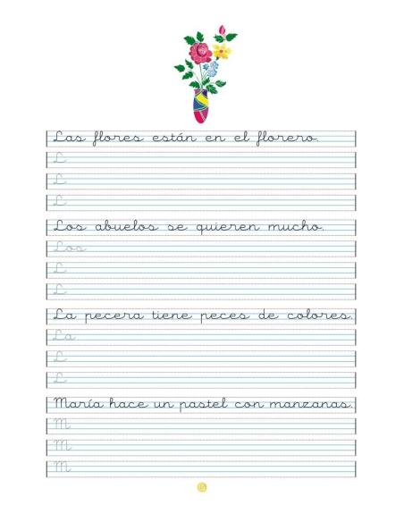 Caligrafía 12 · Pauta Montessori