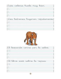 Caligrafía 13 · Pauta Montessori 2