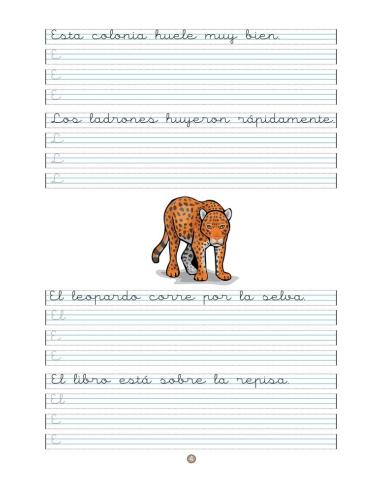 Caligrafía 13 · Pauta Montessori