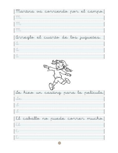 Caligrafía 13 · Pauta Montessori