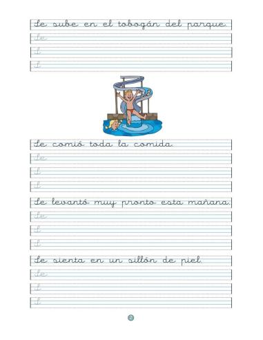 Caligrafía 14 · Pauta Montessori