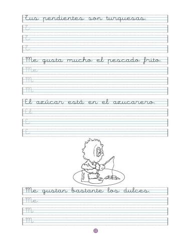 Caligrafía 15 · Pauta Montessori