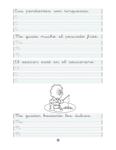 Caligrafía 15 · Pauta Montessori