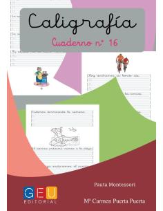 Caligrafía 16 · Pauta Montessori