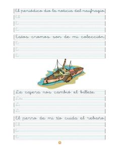 Caligrafía 17 · Pauta Montessori 2