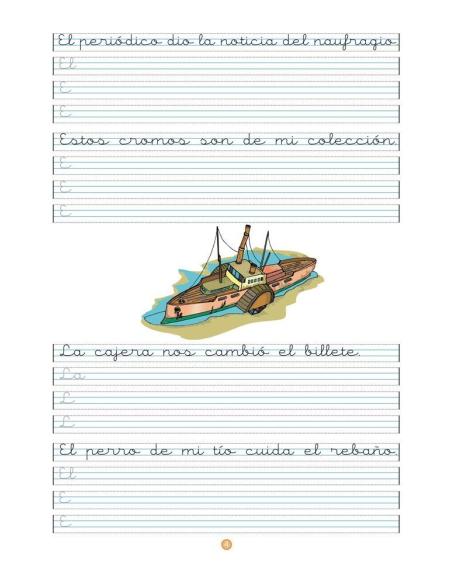 Caligrafía 17 · Pauta Montessori