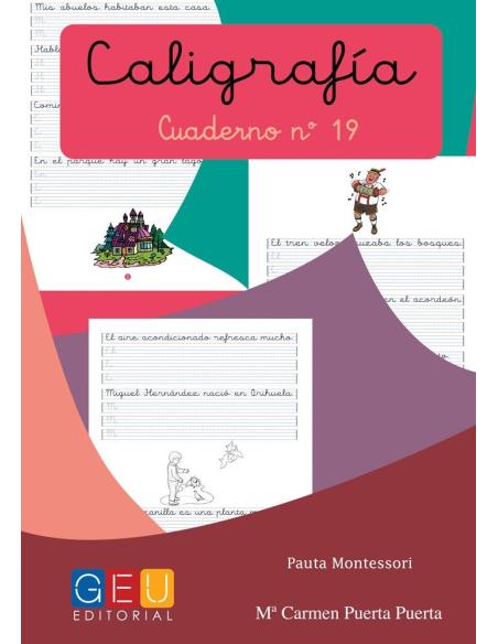 Caligrafía 19 · Pauta Montessori