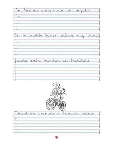 Caligrafía 19 · Pauta Montessori