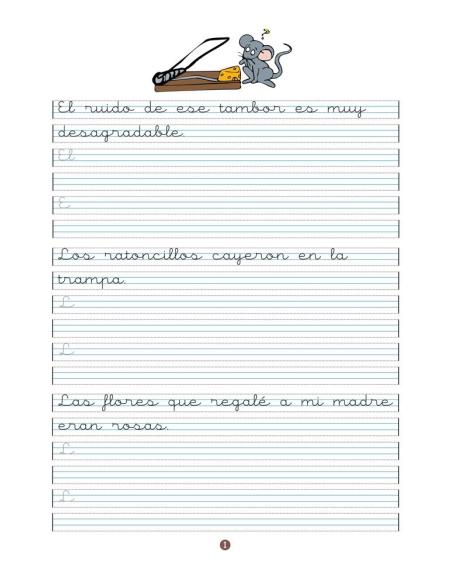 Caligrafía 20 · Pauta Montessori