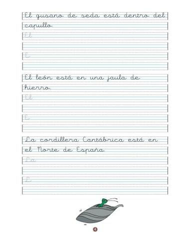 Caligrafía 20 · Pauta Montessori