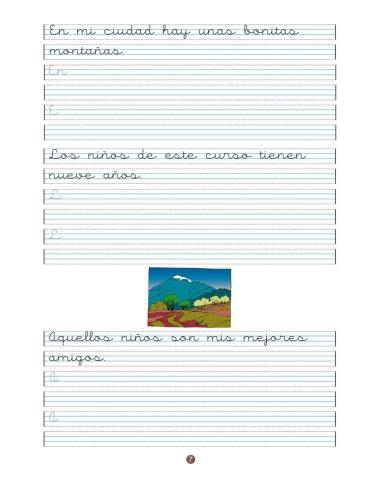 Caligrafía 20 · Pauta Montessori