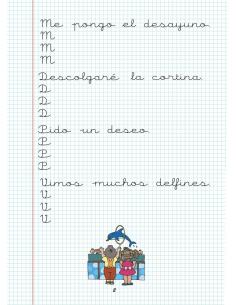 Caligrafía 5. Cuadrícula 2