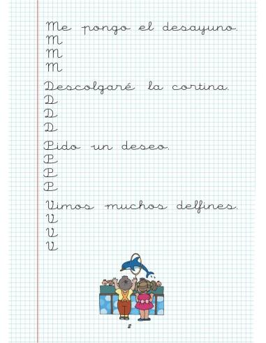 Caligrafía 5. Cuadrícula