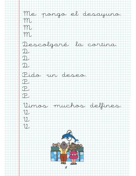 Caligrafía 5. Cuadrícula