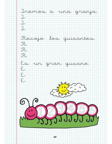 Caligrafía 5. Cuadrícula