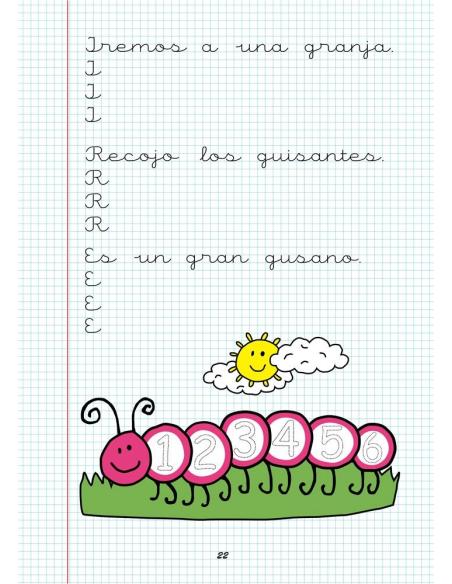 Caligrafía 5. Cuadrícula