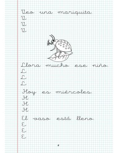 Caligrafía 6. Cuadrícula