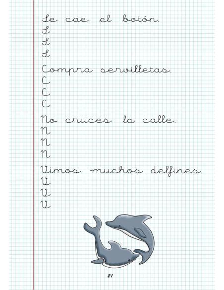 Caligrafía 7. Cuadrícula
