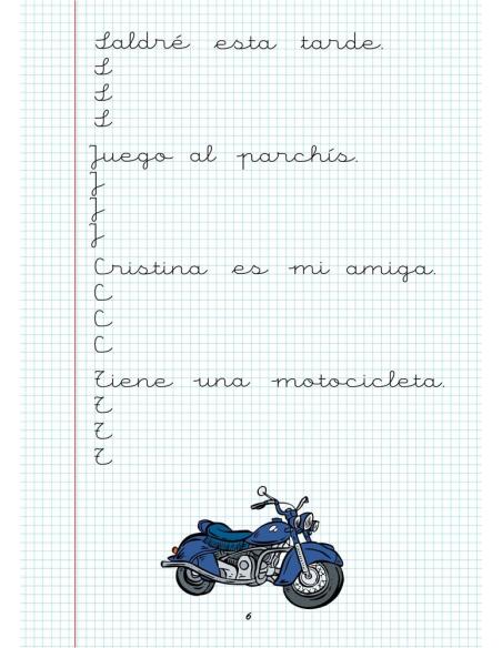 Caligrafía 8. Cuadrícula